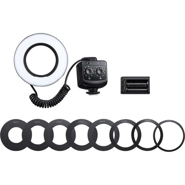 Godox Ring72 Luz Anillo LED Macro 8W 5600K con Adaptadores 49-72mm