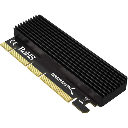 Sabrent NVMe Adaptador PCIe para SSD M.2 con disipador aluminio 2280