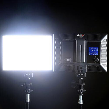 Viltrox L116T Luz LED Bi-Color para cámara 3300-5600K 987 lúmenes pantalla LCD