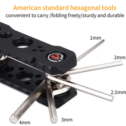 ANDYCINE QCS Multiherramienta Plegable 8 en 1 para Cámaras y Gimbals con Roscas 1/4"-20 3/8"-16 M2.5