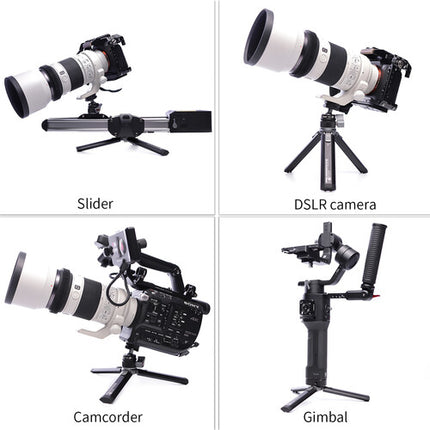 ANDYCINE Mini Tripié de Aluminio Capacidad 5 kg Altura 9.4 cm