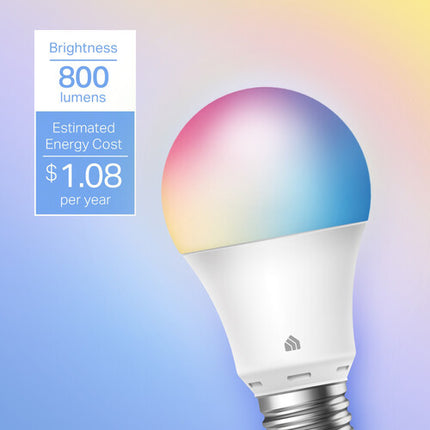 TP-Link KL125 Bombilla Inteligente Wi-Fi Multicolor 800 Lúmenes 8-Pack