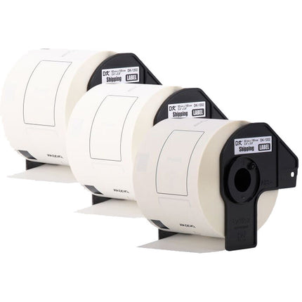 Brother DK1203 Etiquetas de Papel para Envío 300 unidades 0.66 x 3.4 pulgadas 3 unidades