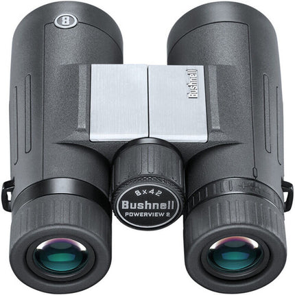 Bushnell 8x42 PowerView 2 Binoculares Compactos con Prismas BAK4 y Chasis de Aluminio