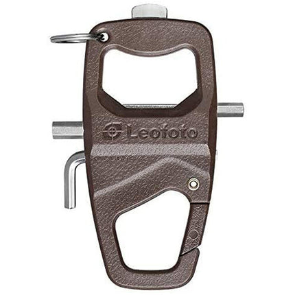 Leofoto MPL herramienta multiusos para fotografía con llave Allen 3mm y gancho de peso