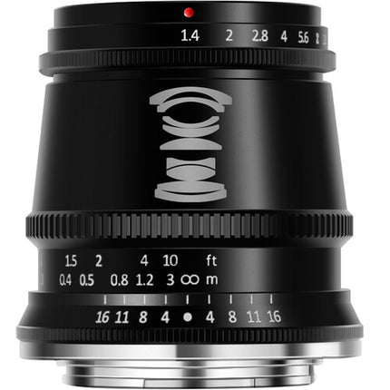 TTArtisan 17mm f1.4 Objetivo para FUJIFILM X Montura X APS-C 25.5mm