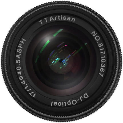 TTArtisan 17mm f1.4 Objetivo para FUJIFILM X Montura X APS-C 25.5mm