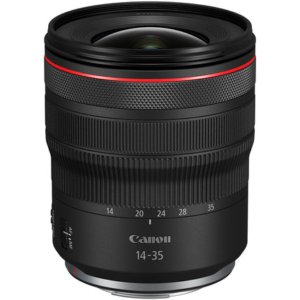 Canon RF 14-35mm f4 L IS USM Objetivo con estabilizador y funda blanda