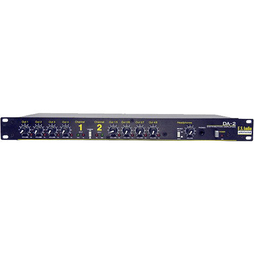 Whirlwind DA-2 Amplificador de Distribución de Audio 2x4 1x8 XLR