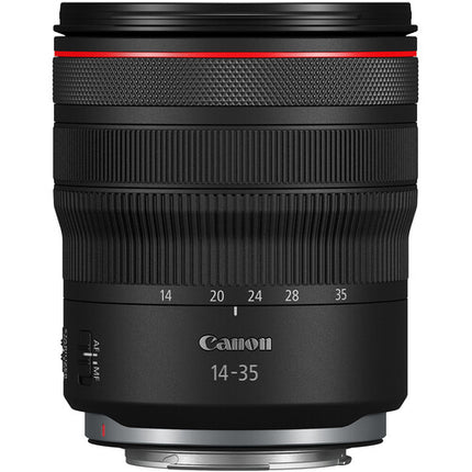 Canon RF 14-35mm f4 L IS USM Objetivo con estabilizador y funda blanda
