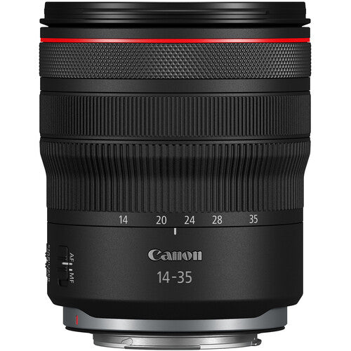 Canon RF 14-35mm f4 L IS USM Objetivo con estabilizador y funda blanda