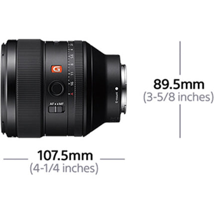 Sony FE 85mm f/1.4 GM Objetivo con Filtro UV 77mm y Kit de Limpieza