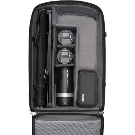 Godox AD100Pro y AD300Pro Kit de Iluminación 3 Luces con Sombrillas 34" y Accesorios