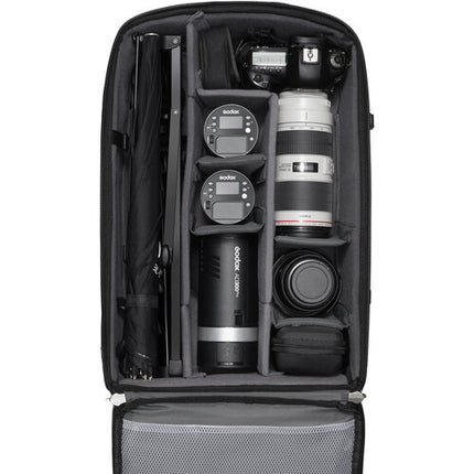 Godox AD100Pro y AD300Pro Kit de Iluminación 3 Luces con Sombrillas 34" y Accesorios