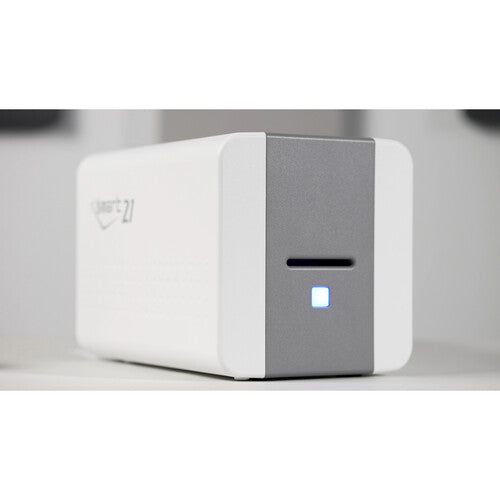 Impresora de tarjetas IDP SMART-21S Sublimación directa 300 dpi Kit con cinta 100 impresiones