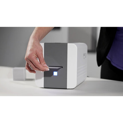 Impresora de tarjetas IDP SMART-21S Sublimación directa 300 dpi Kit con cinta 100 impresiones