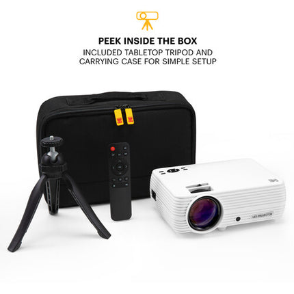 Kodak Flik X7 Proyector LED Teatro en Casa HD 1280x720 2W Altavoces