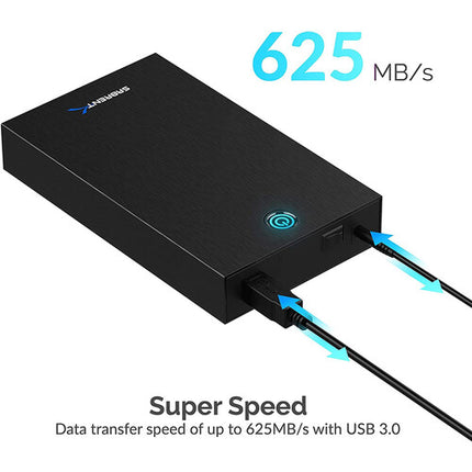 Sabrent Caja externa para disco SATA 3.5 y 2.5 USB 3.0 ligera y rápida