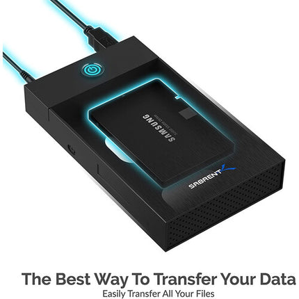 Sabrent Caja externa para disco SATA 3.5 y 2.5 USB 3.0 ligera y rápida