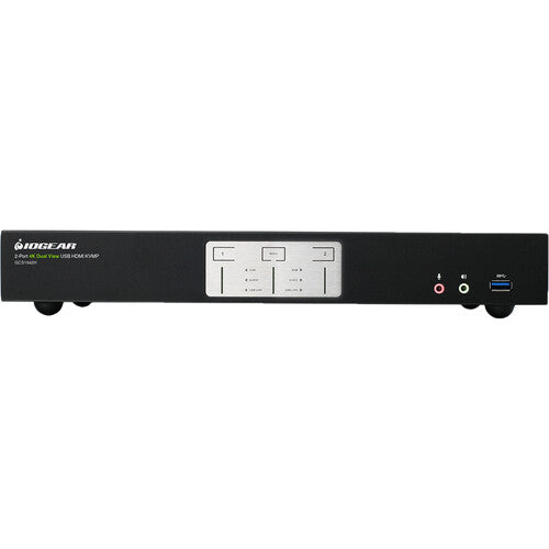 IOGEAR Interruptor KVMP HDMI 2 Puertos Soporte 4K 4096x2160 USB 3.1 Gen 1