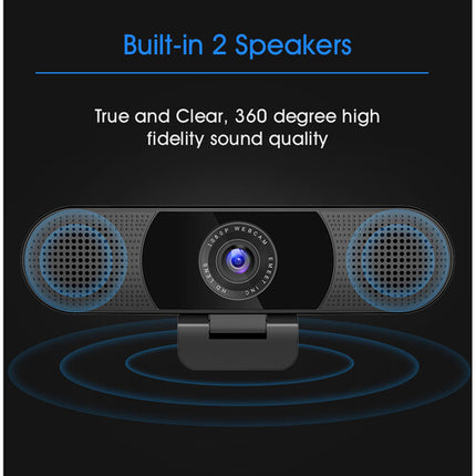 EMEET C980 Pro Webcam Full HD 1080p 30 fps con micrófono y altavoces integrados
