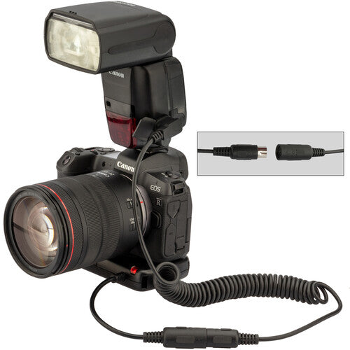 Bolt CBP-UC Cable de alimentación para flashes Canon 18 a 47 pulgadas en espiral