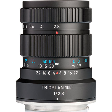 Meyer-Optik Gorlitz Trioplan 100mm f/2.8 II Lente Canon EF Full Frame 52mm