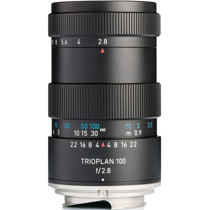 Meyer-Optik Gorlitz Trioplan 100mm f/2.8 II Teleobjetivo Full Frame para Leica M con Bokeh Soap Bubble