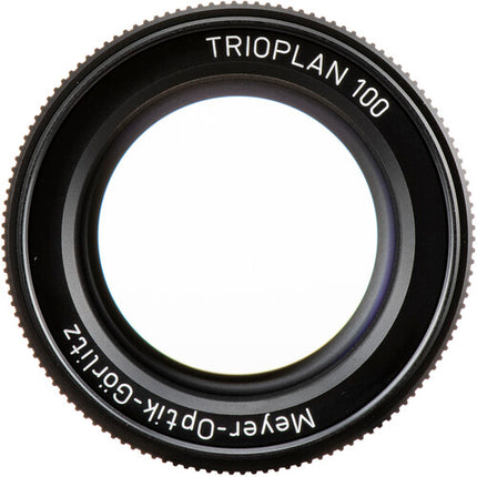Meyer-Optik Gorlitz Trioplan 100mm f2.8 II Lente para Nikon F Negro con Parasol