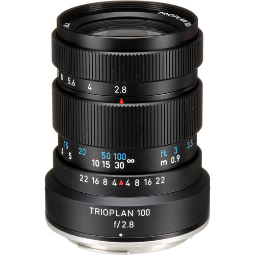 Meyer-Optik Gorlitz Trioplan 100mm f/2.8 II Lente Canon EF Full Frame 52mm