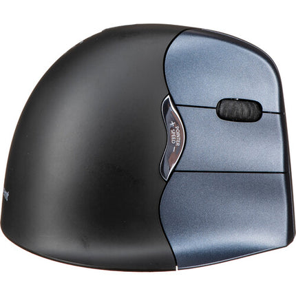 Evoluent VerticalMouse 4 Ratón Vertical Inalámbrico para Mano Derecha 6 Botones Programables Sensor Ajustable