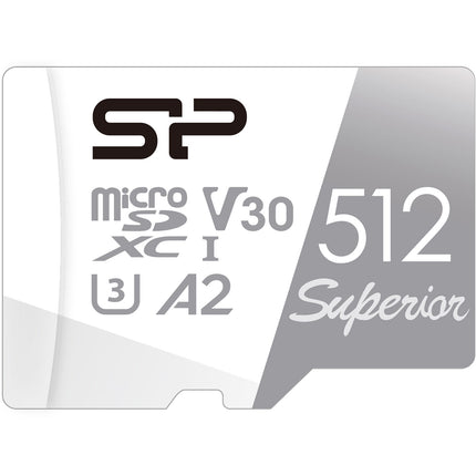 Silicon Power Superior 512GB microSDXC UHS-I Clase 10 con Adaptador SD
