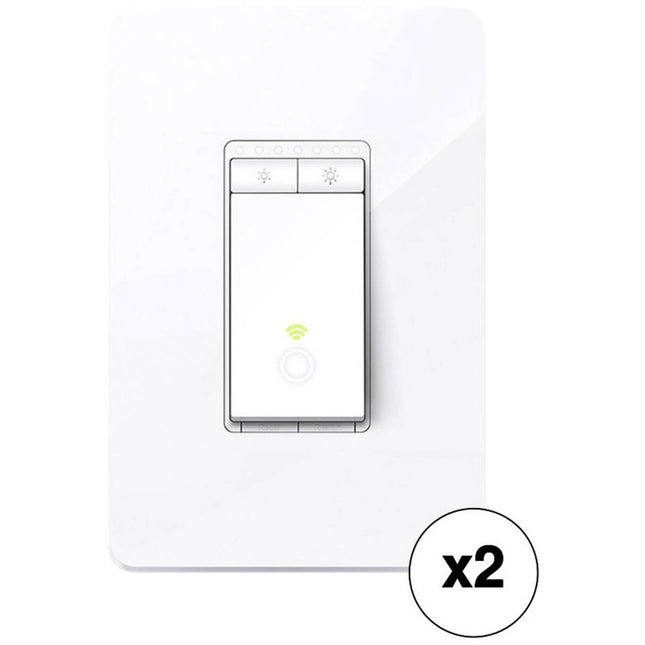 TP-Link HS220 Interruptor Inteligente Wi-Fi con Regulador 2 Pack