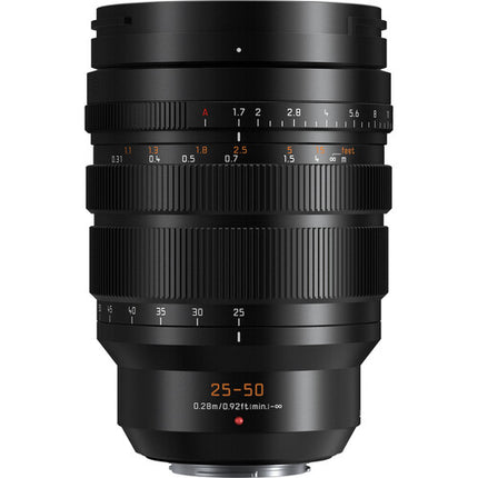 Panasonic Leica DG Vario-Summilux 25-50mm f/1.7 lente Micro Cuatro Tercios con filtro UV 77mm