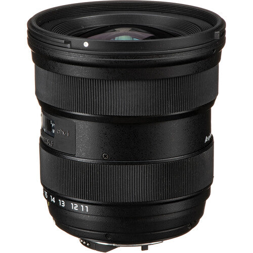 Tokina atx-i 11-16mm f/2.8 CF objetivo Nikon F montura F con apertura f/2.8 y parasol 77mm