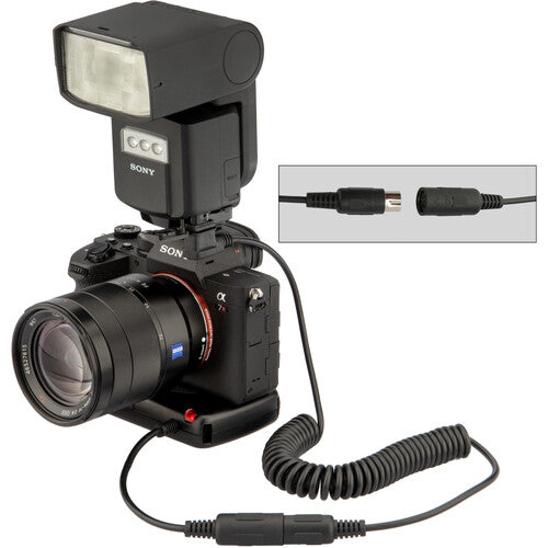 Bolt CBP-US Cable de Alimentación para Flashes Sony Longitud Enrollable 18 a 47 Pulgadas