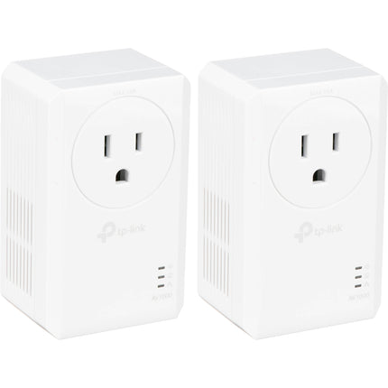 TP-Link TL-PA7017P Kit Inicial Powerline 1000Mbps 3 Pines con Passthrough