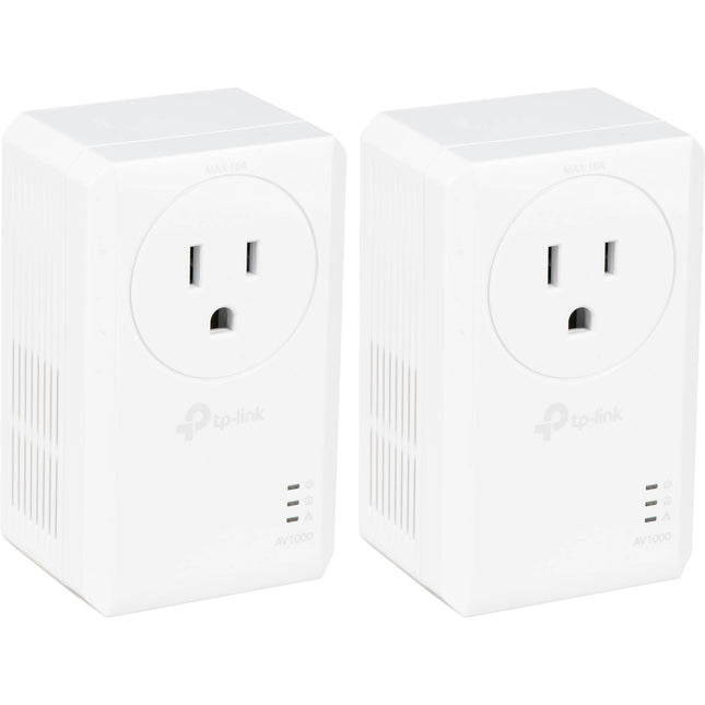 TP-Link TL-PA7017P Kit Inicial Powerline 1000Mbps 3 Pines con Passthrough