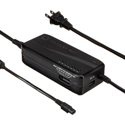 Prudent Way Adaptador Universal para Portátil y LCD 90W 12-24V 15 Conectores