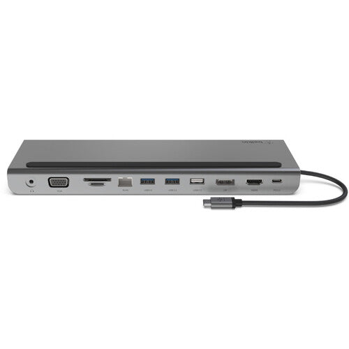 Belkin CONNECT USB Type-C Dock 11 en 1 Plata 85W Ethernet HDMI SD