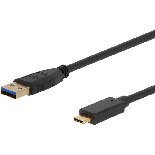 Monoprice Select Cable USB 3.0 Tipo C a Tipo A 3 Pies Negro Flexible 32 AWG