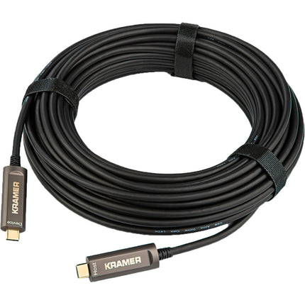 Kramer Cable Óptico USB 3.1 Gen 2 Tipo C 15m Alta Velocidad 10Gbps