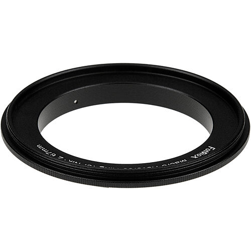 FotodioX Anillo Inverso Macro para Nikon Z Montura 67mm Aluminio