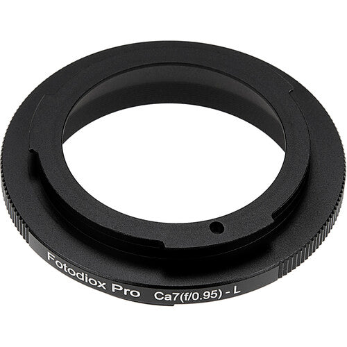 FotodioX Pro Adaptador de Montura para Canon 7 7s 50mm f0 95 a Leica L-Mount cámara metal