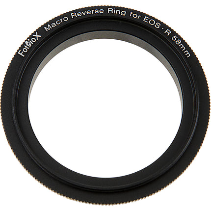 FotodioX Anillo Inversor Macro para Canon RF Montura 58mm Aluminio