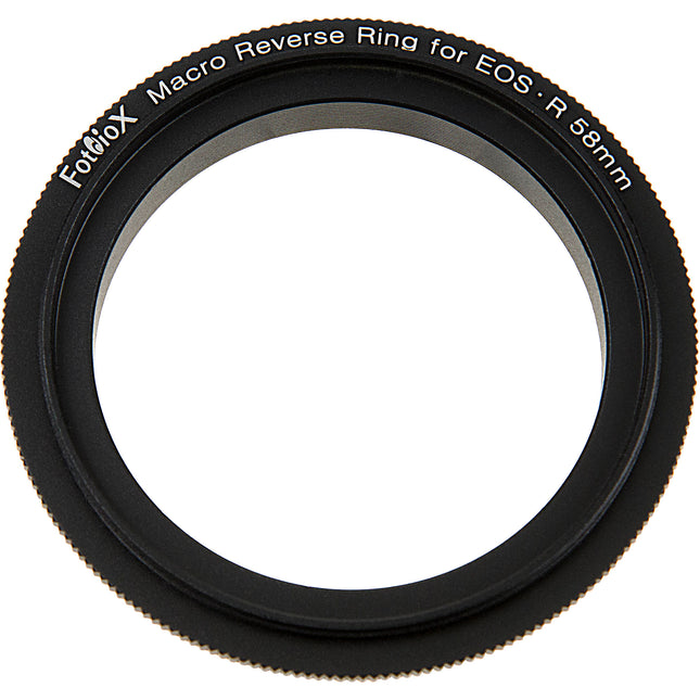 FotodioX Anillo Inversor Macro para Canon RF Montura 58mm Aluminio