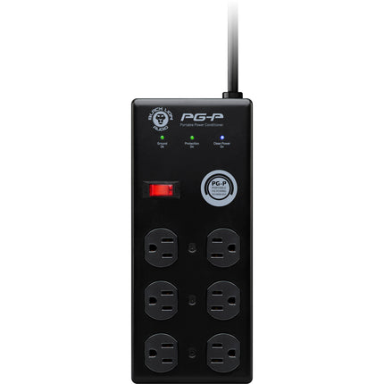 Black Lion Audio PG-P Acondicionador de Energía Portátil 6 Salidas 9 pies de Cable