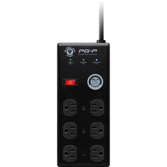 Black Lion Audio PG-P Acondicionador de Energía Portátil 6 Salidas 9 pies de Cable