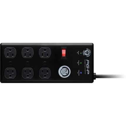 Black Lion Audio PG-P Acondicionador de Energía Portátil 6 Salidas 9 pies de Cable