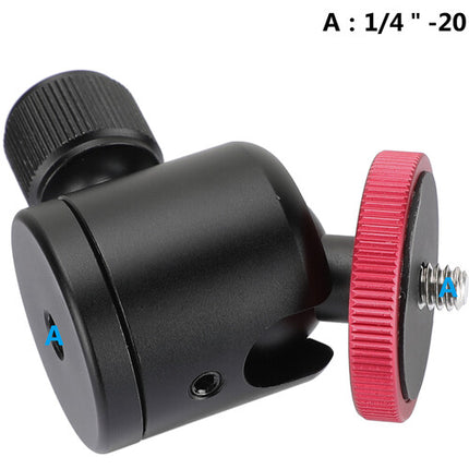 CAMVATE Mini Soporte Bola Compacta con Rotación 360° y Carga 4.4 lb